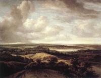 Philips Koninck - Panorama View Of Dunes And A River